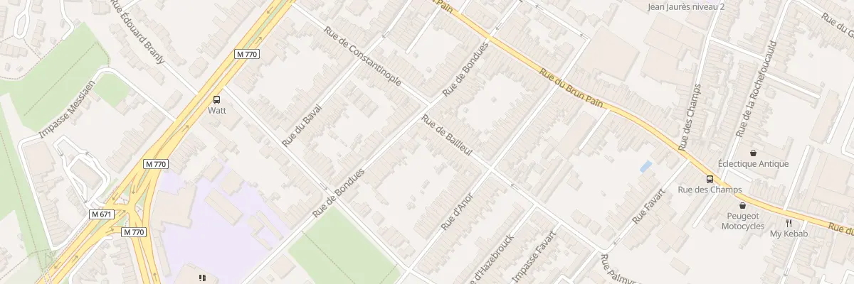 Plan du 79 Rue de Bailleul à Tourcoing