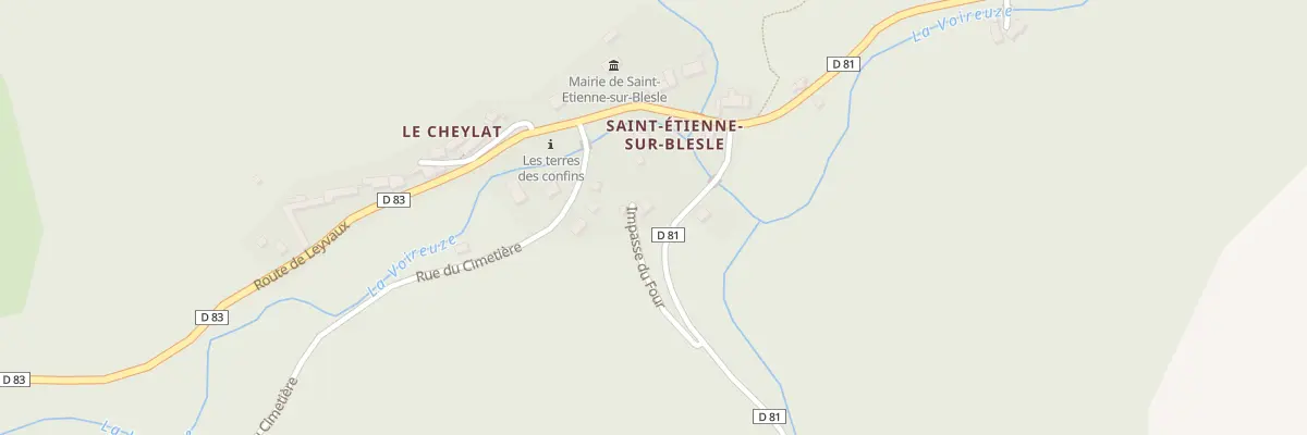 Plan du 5010 Le Cheylat à Saint-Étienne-sur-Blesle