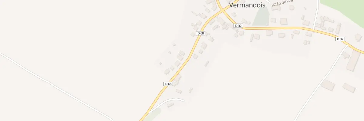 Plan du 12 Rue de Germaine à Vaux-en-Vermandois