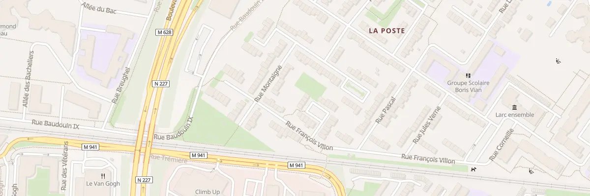 Plan du 13 Rue Balzac à Villeneuve-d’Ascq