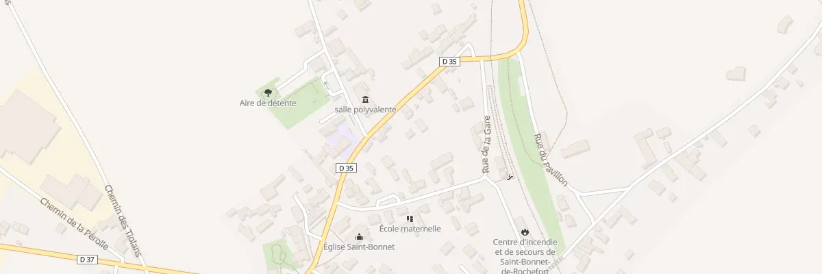 Plan du 26 Av de la Mairie à Saint-Bonnet-de-Rochefort