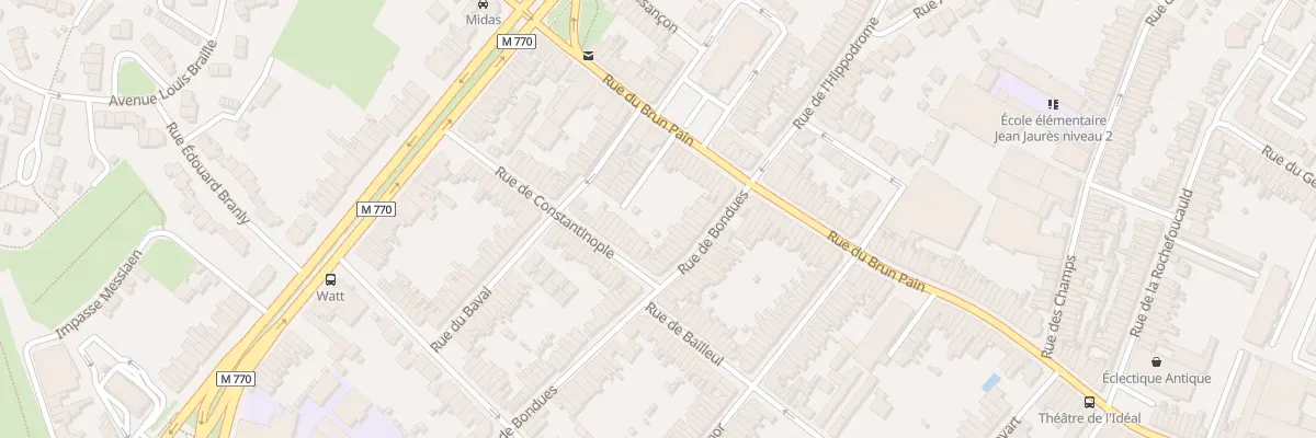 Plan du 22 Rue de Bondues à Tourcoing