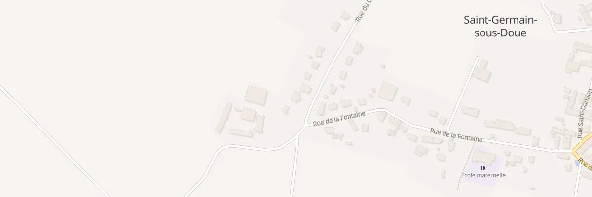 Plan du 4 Rue du Chemin à Saint-Germain-sous-Doue