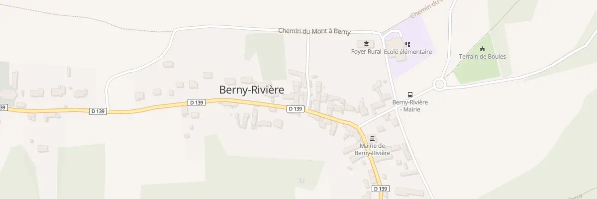 Plan du 20 Rue du Pont Araby à Berny-Rivière