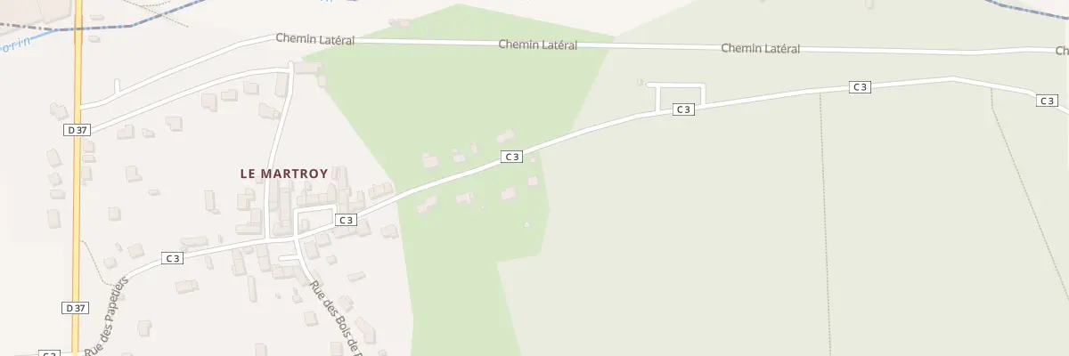 Plan du 100 Le Martroy à Chailly-en-Brie