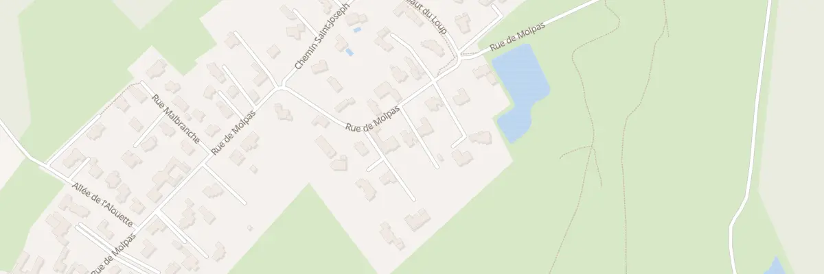 Plan du 1050 Rue de Molpas à Mérignies