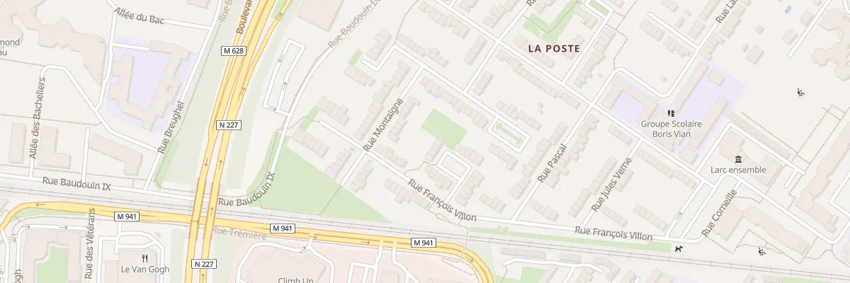 Plan du 15 Rue Balzac à Villeneuve-d’Ascq