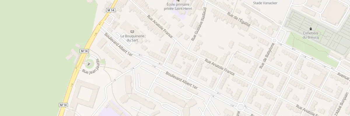 Plan du 6 Rue Desrousseaux à Villeneuve-d’Ascq