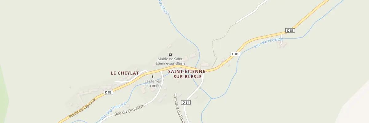 Plan du 5004 Le Cheylat à Saint-Étienne-sur-Blesle