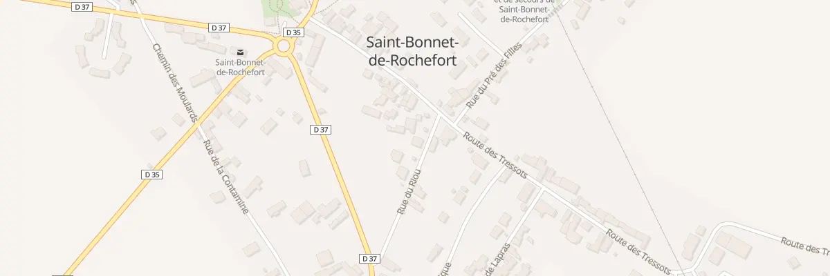 Plan du 2 Rue du Riou à Saint-Bonnet-de-Rochefort