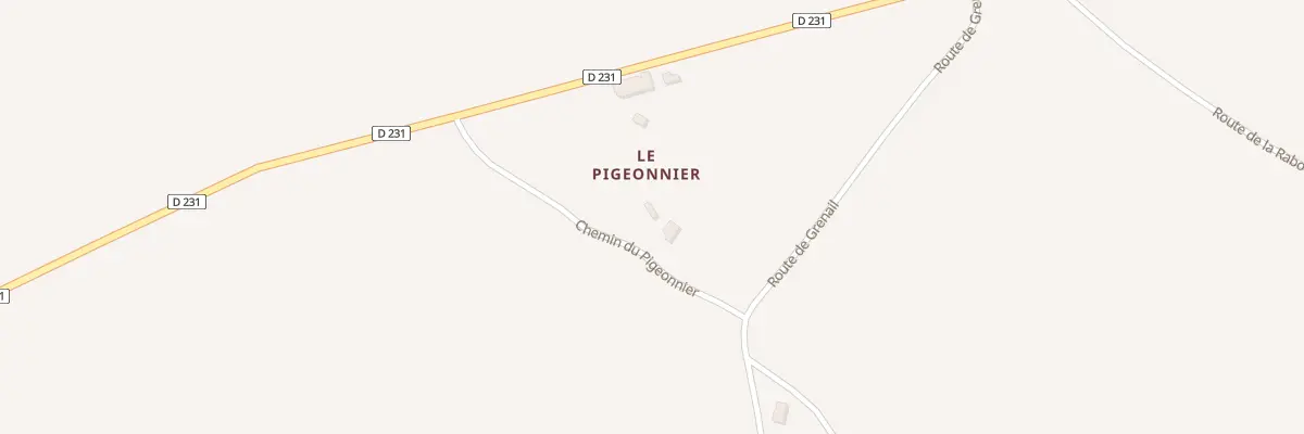 Plan du 5515 Le Pigeonnier à Treban