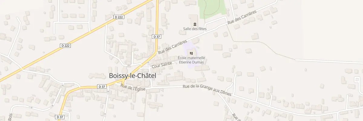 Plan du 8 Rue des Carrières à Boissy-le-Châtel