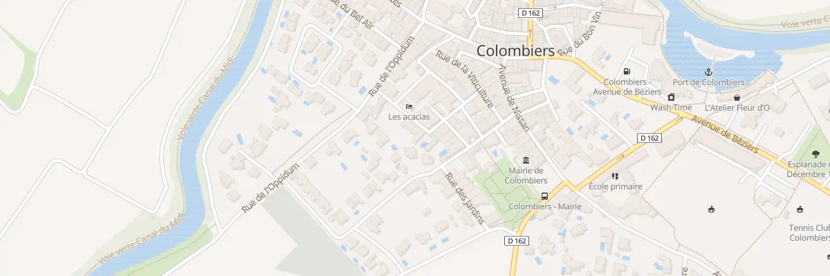 Plan du 1 Rue des Acacias à Colombiers