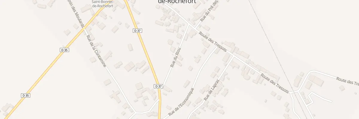 Plan du 5 Rue du Riou à Saint-Bonnet-de-Rochefort