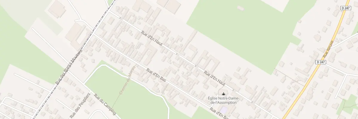 Plan du 27 Rue d’En Haut à Brunémont