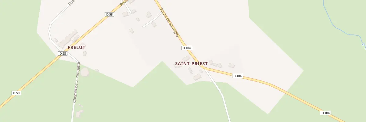 Plan du 5124 Saint Priest à Autry-Issards