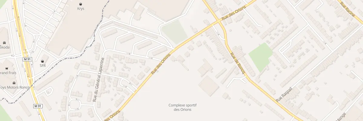 Plan du 298 Rue des Orions à Tourcoing