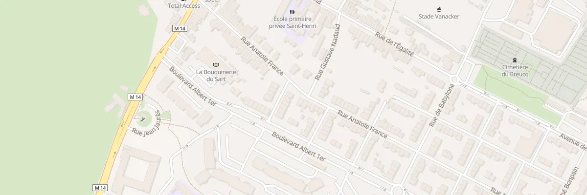 Plan du 12 Rue Desrousseaux à Villeneuve-d’Ascq