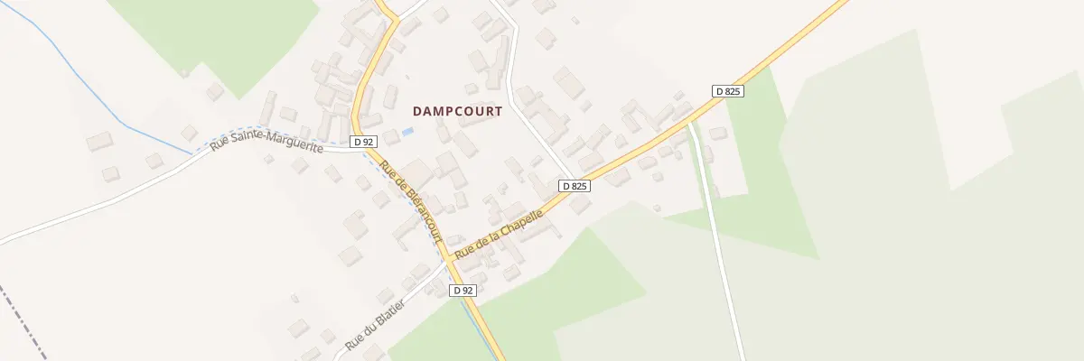 Plan du 1 Rue du Caillet à Marest-Dampcourt