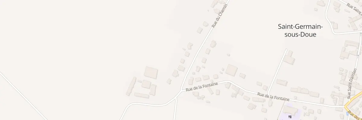Plan du 8 Rue du Chemin à Saint-Germain-sous-Doue