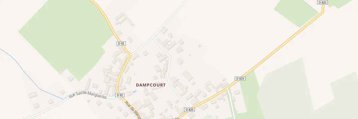 Plan du 8 Rue du Caillet à Marest-Dampcourt