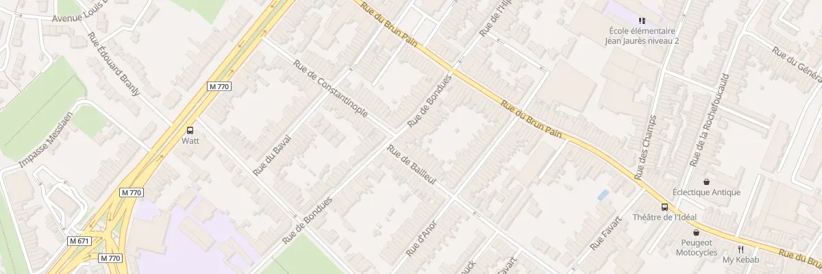 Plan du 29 Rue de Bondues à Tourcoing