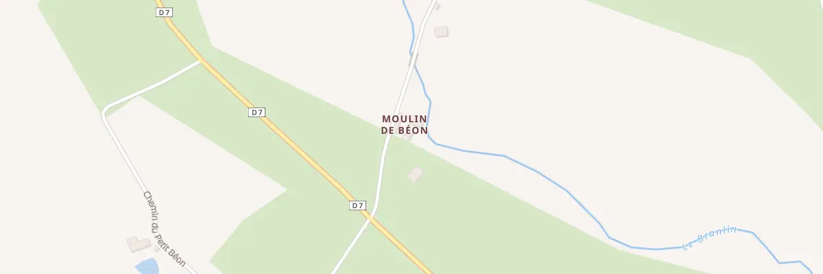 Plan du 173 Moulin de Beon à Tannerre-en-Puisaye
