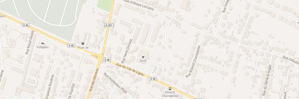 Plan du 51 Rue d’Alsace Lorraine à Nevers