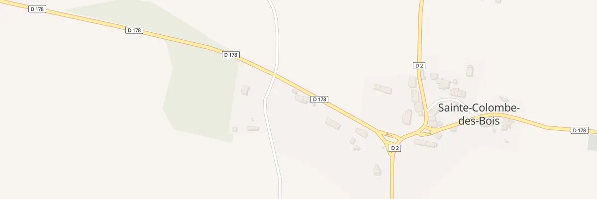 Plan du 7 Rte de Champcelee à Sainte-Colombe-des-Bois
