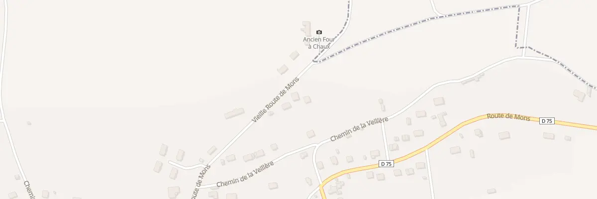 Plan du 40 Vte Vieille Rte de Mons à Donnemarie-Dontilly