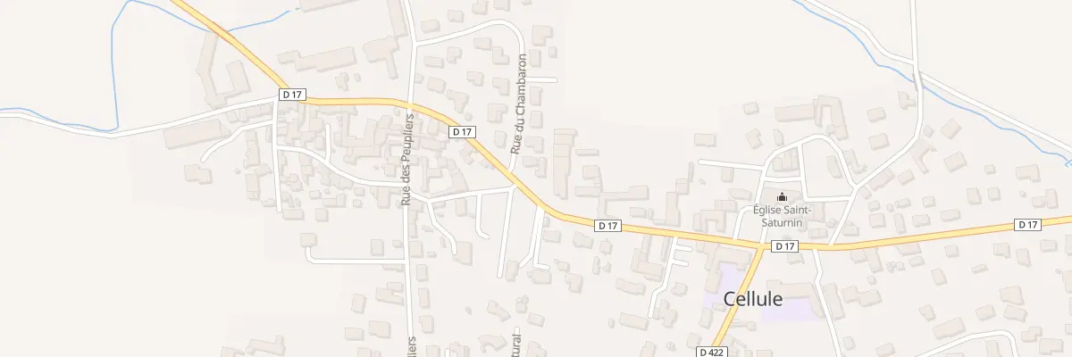 Plan du 1 Rue du Chambaron à Chambaron sur Morge