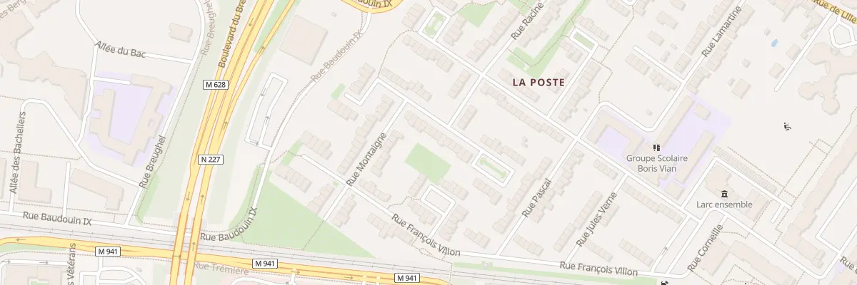 Plan du 20 Rue Moliere à Villeneuve-d’Ascq