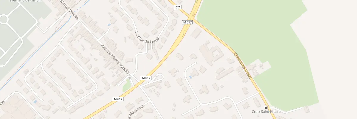 Plan du 33 All des Bergeronnettes à Halluin
