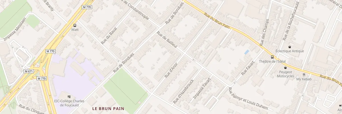 Plan du 56 Rue d’ Anor à Tourcoing