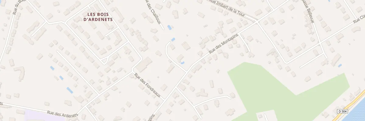 Plan du 104 Rue des Montapins à Nevers