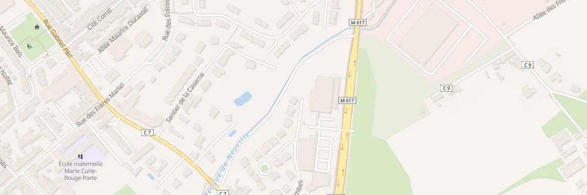 Plan du 23 All des Colombes à Halluin