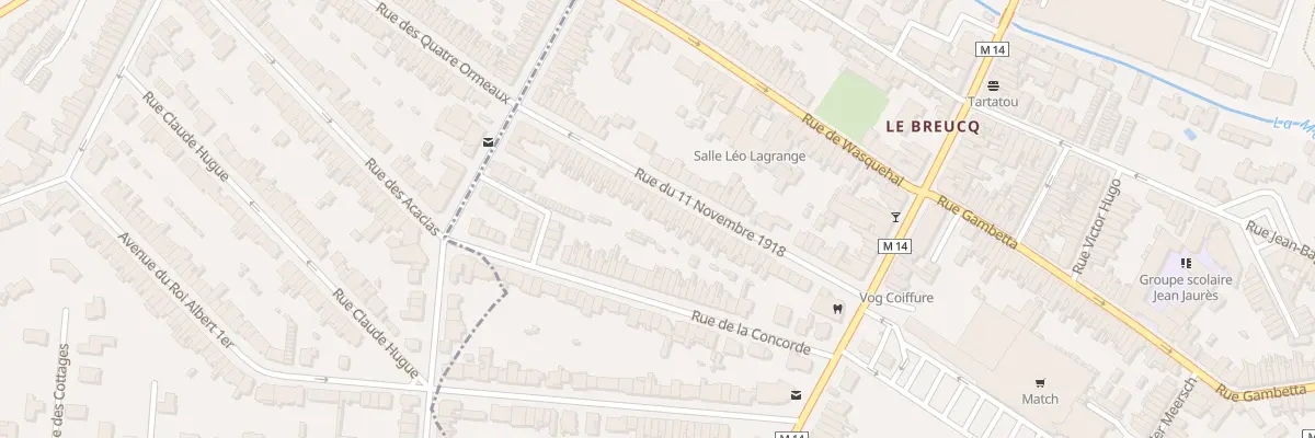 Plan du 49 Rue du Onze Novembre 1918 à Villeneuve-d’Ascq