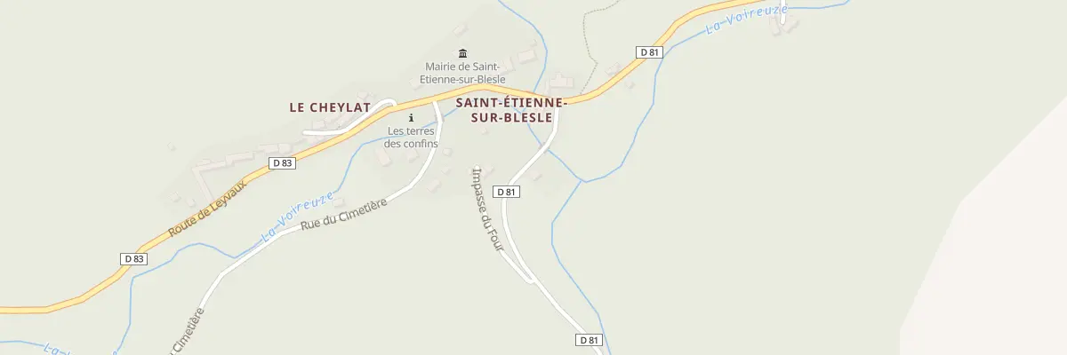 Plan du 5013 Le Cheylat à Saint-Étienne-sur-Blesle