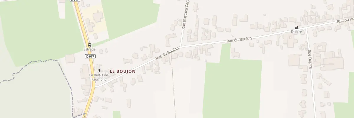 Plan du 226 Rue du Boujon à Faumont