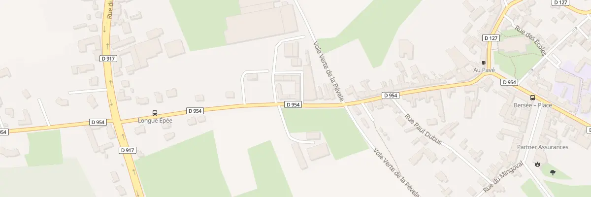 Plan du 288 Rue Nestor Longue Epee à Bersée