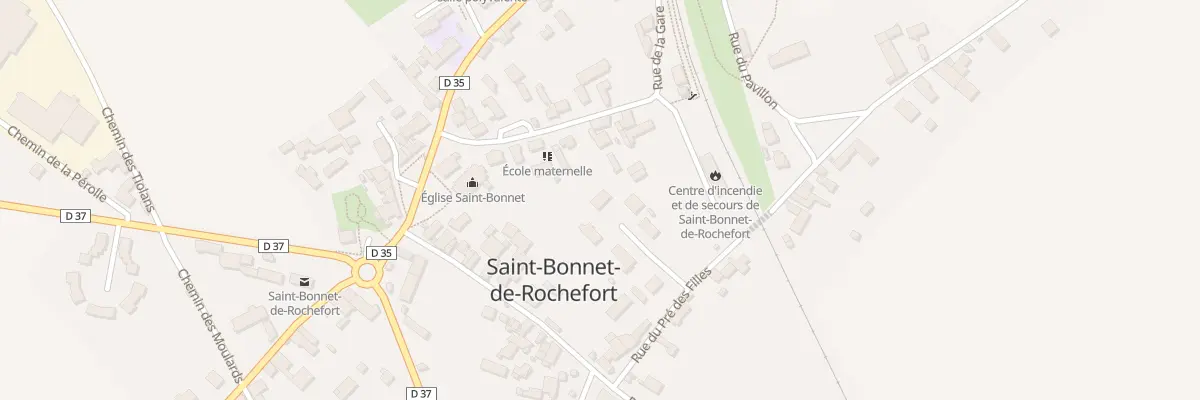 Plan du 4 Lot des Cypres à Saint-Bonnet-de-Rochefort