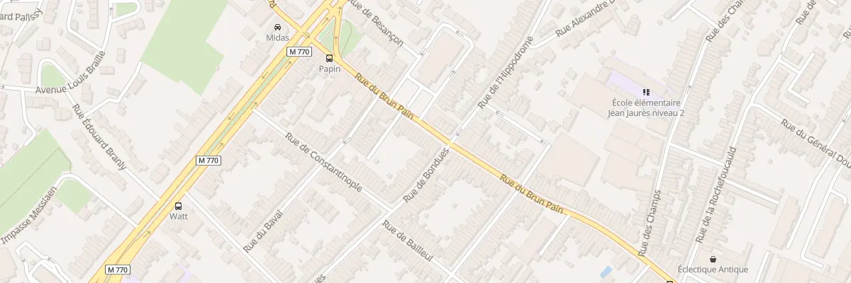 Plan du 195 Rue du Brun Pain à Tourcoing