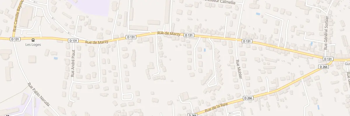 Plan du 40 Rue de Marzy à Nevers