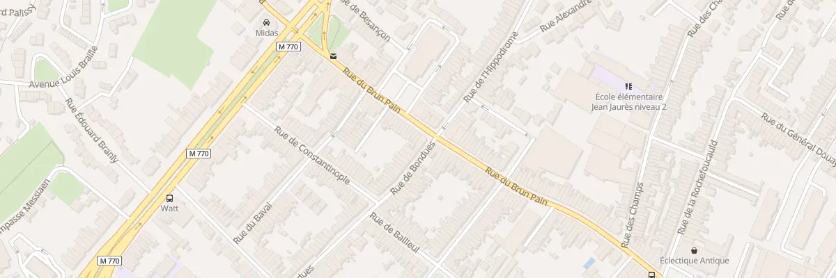 Plan du 191 Rue du Brun Pain à Tourcoing