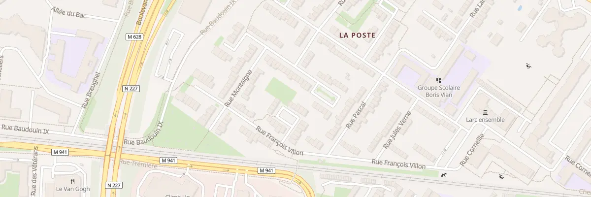 Plan du 22 Rue Balzac à Villeneuve-d’Ascq