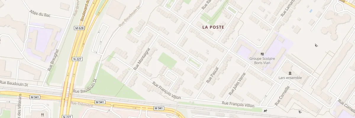 Plan du 30 Rue Moliere à Villeneuve-d’Ascq