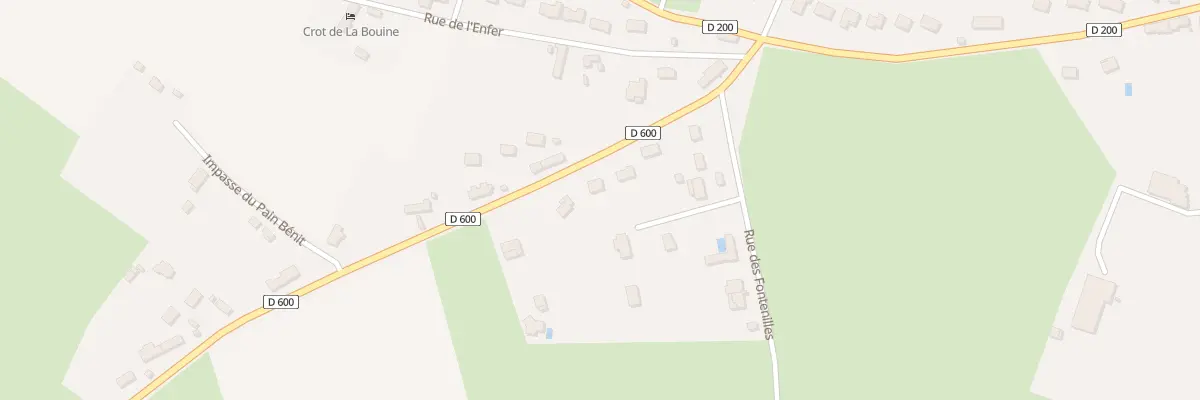 Plan du 6 Rue du Crot de la Bouine à Magny-Cours