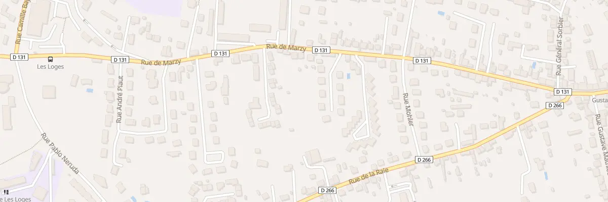 Plan du 38B Rue de Marzy à Nevers