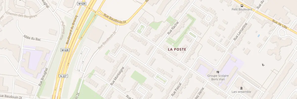 Plan du 72 Rue Racine à Villeneuve-d’Ascq