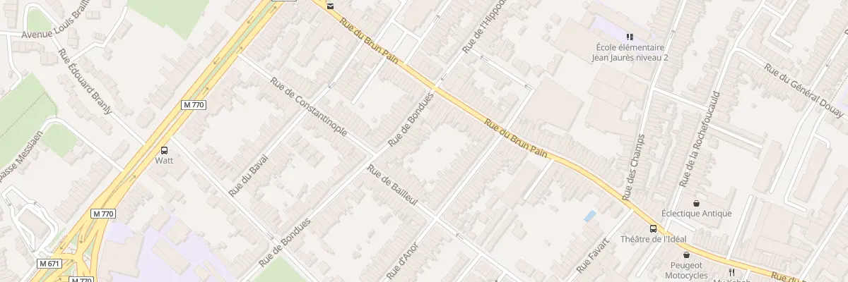 Plan du 15 Rue de Bondues à Tourcoing
